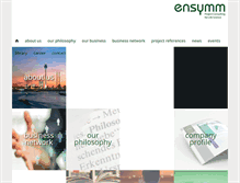 Tablet Screenshot of ensymm.com